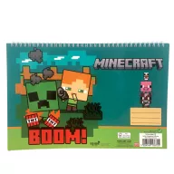 Minecraft Boom Spiralni skicirni blok A4, 30 listova
