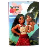 Disney Vaiana Big Sis B/5 bilježnica s linijama 40 listova