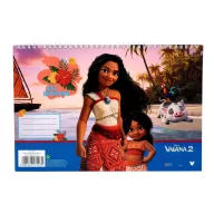 Disney Vaiana Big Sis A/4 spiralna skicirka, 30 listova