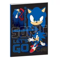   Sonic the Hedgehog Go Fast B/5 bilježnica s crtama, 40 listova