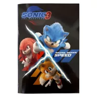   Sonic the Hedgehog Hype Man B/5 bilježnica s crtama 40 listova