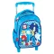 Sonic the Hedgehog Trio dječji ruksak s kotačima, torba 30 cm