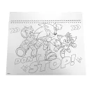 Sonic the Hedgehog Speedy A4 spiralni notes za skiciranje s 40 listova i naljepnicama