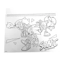Sonic the Hedgehog Speedy A4 spiralni notes za skiciranje s 40 listova i naljepnicama