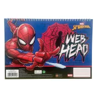 Spider-Man Web Head Bilježnica s spiralom A/4, 30 listova