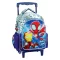 Spider-Man Spidey Glow dječji ruksak s kotačima, torba 30 cm