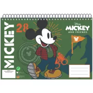 Disney Mickey Hike A/4 spiralni blok za crtanje s 30 listova