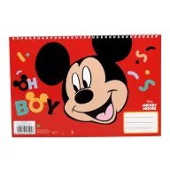   Disney Mickey Oh Boy A/4 spiralna bilježnica za skiciranje, 30 listova