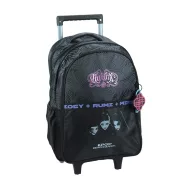   K-Pop Demon Hunters Black rtna školska torba na kotačima, torba 46 cm