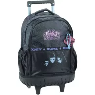   K-Pop Demon Hunters Black premium školska torba na kotače, torba 46 cm