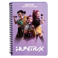   K-Pop Demon Hunters Singers B/5 linirani spiralni blok, 105 listova