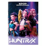   K-Pop Demon Hunters Singers A4 papirnata bilježnica s linijama, 50 listova