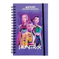   K-Pop Demon Hunters Hunter X B/5 spiralna linijska bilježnica, 70 listova