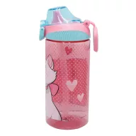   Disney Marie Adorable plastična boca sa slamkom i kukom 450 ml