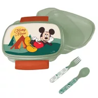   Disney Mickey Nature kutija za sendviče + set pribora za jelo