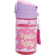  Hello Kitty Unicorn plastična boca sa slamkom i kukom 350 ml