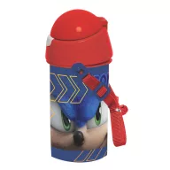   Sonic the Hedgehog Speed plastična boca sa slamkom i kukom 500 ml