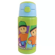   Stumble Guys All Day bočica s slamkom od aluminija s kukom 500 ml