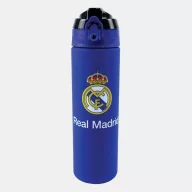 Real Madrid Blue mat plastična boca sa slamkom 700 ml