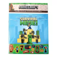 Minecraft Adventures album sa naljepnicama s 50 naljepnica