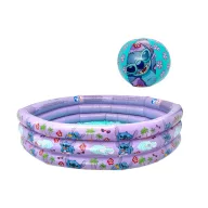   Psići u ophodnji Hawaiian Disney Lilo i Stitch, Zvjezdani Pas Set dječjeg bazena s 3 prstena i lopte za plažu