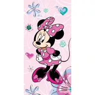   Disney Minnie Pink Floral kupaonski ručnik, ručnik za plažu 70x140cm