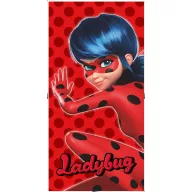   Miraculous: Pustolovine Bubamare i Crnog Mačka Red Dots kupaonski ručnik, plažni ručnik 70x140cm