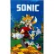 Sonic the Hedgehog Speedy ručnik, ručnik za lice, ručnik 30x50 cm