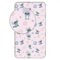 Disney Lilo i Stitch Pink jastučnica s gumicom 90x200 cm