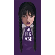 Wednesday No Hug kupaonski peškir, plažni ručnik 70x140cm