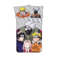 Naruto Grey navlaka za posteljinu 140×200cm, 70×90 cm