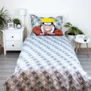 Naruto Grey navlaka za posteljinu 140×200cm, 70×90 cm