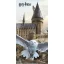 Harry Potter Hedwig Fly kupaonski ručnik, plažni ručnik 70x140cm