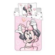   Disney Minnie Blush Pink dječja posteljina, vrtićka 100×135 cm, 40×60 cm