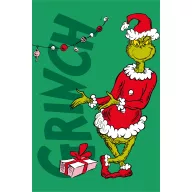 Grinch Presents Merry mikroflanel deka 100x150cm
