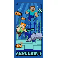   Minecraft Underwater kupaonski ručnik, ručnik za plažu 70x140cm (Fast Dry)