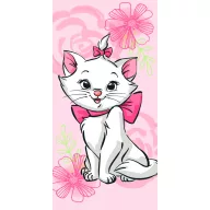 Disney Marie Pink Flower plažni ručnik 70*140cm