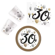   Sretan rođendan Milestone Sretna Rođendan 30 party set 36 komada s tanjurom od 23 cm