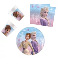   Disney Snježno kraljevstvo Wind party set 36 kom. s tanjurom od 23 cm