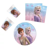   Disney Snježno kraljevstvo Wind party set 36 kom s tanjurom 20 cm