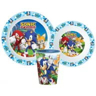   Sonic the Hedgehog Adventure set posuđa, mikro plastični set, s čašom od 260 ml