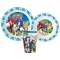 Sonic the Hedgehog Adventure set posuđa, mikro plastični set, s čašom od 260 ml