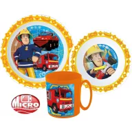   atrogasac Sam Rescue Mission set posuđa, mikro plastični set s šalicom 350 ml