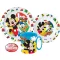 Disney Mickey Cool Summer set posuđa, mikro plastični set s šalicom 350 ml