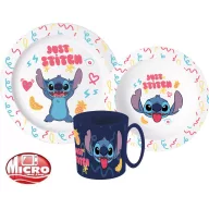   Disney Lilo i Stitch Palms Disney Lilo i Stitch set posuđa, mikro plastični set s šalicom 350 ml