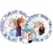 Disney Snježno kraljevstvo Ice Magic set posuđa, mikro plastični set s čašom od 350 ml