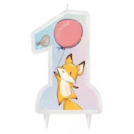 Prvi rođendan Fox svjećica za tortu