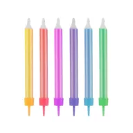   Šareno Jumbo Colourful svjećica za tortu, set svijeća od 12 komada