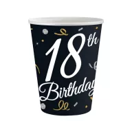  Sretan rođendan B&C Happy Birthday 18 papirnata čaša 6 komada 200 ml