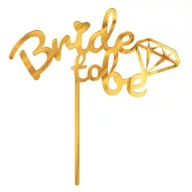   Vjenčanje Bride to be Dekoracija za tortu djevojačke večeri 16x15cm